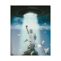 Satin Poster — Kicks vs Spurs/Statue of Liberty UFO/2026 NBA Finals (210gsm)