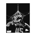 Donovan Mitchell "Spida" Cleveland Tribute Poster