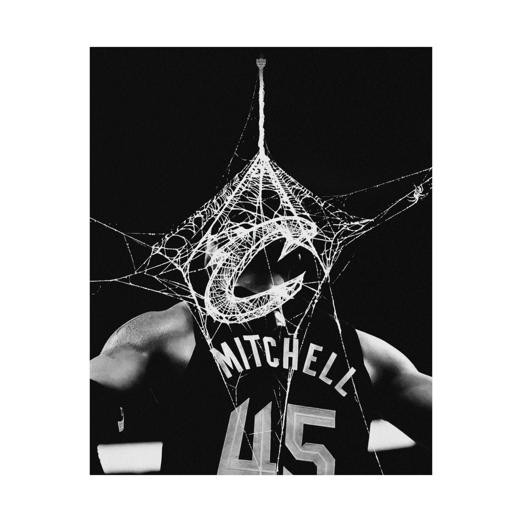 Donovan Mitchell "Spida" Cleveland Tribute Poster