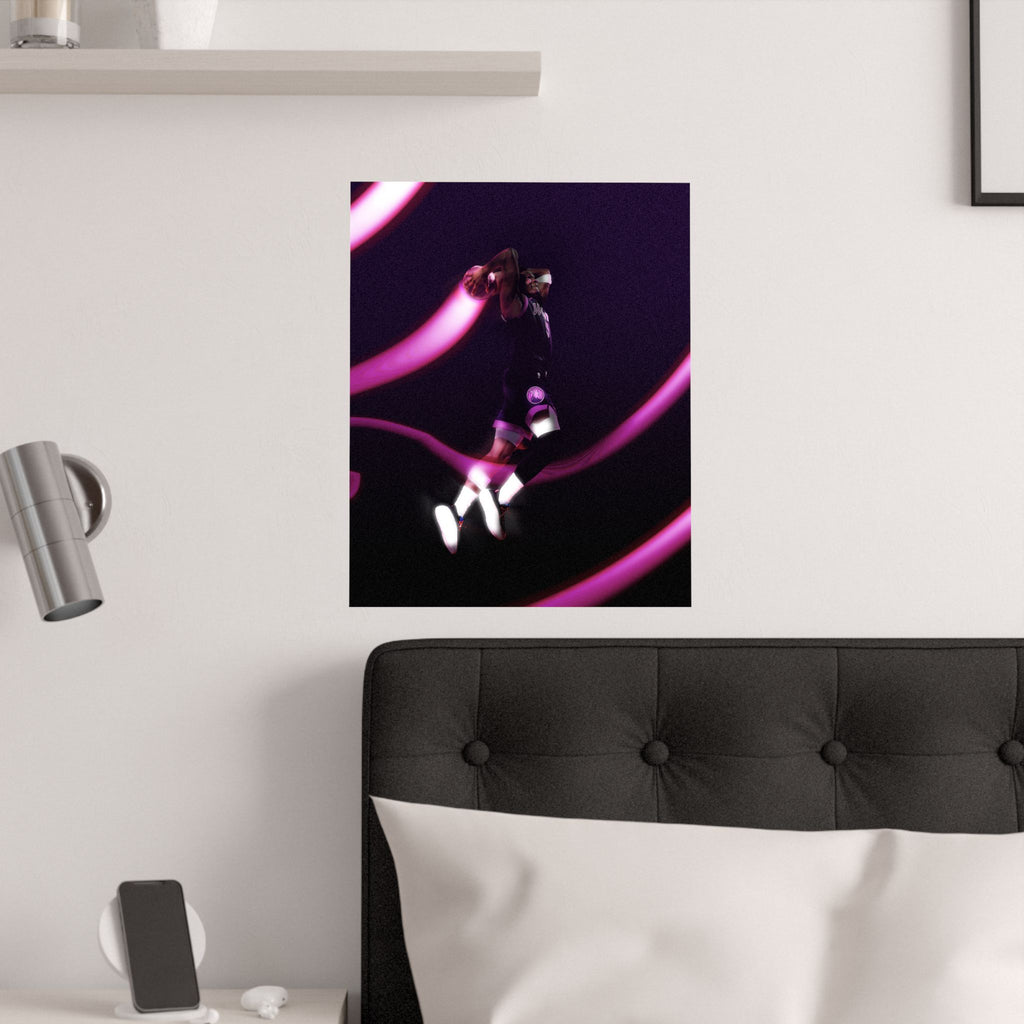 Anthony Edwards: Dunk Satin Art Poster