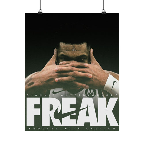 'FREAK' Giannis Antetokounmpo Basketball Art Print