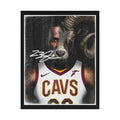 LeBron James "GOAT" Cleveland Tribute | 16x20 Satin Art Print