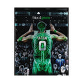 Jayson Tatum X-Ray Art Satin Poster
