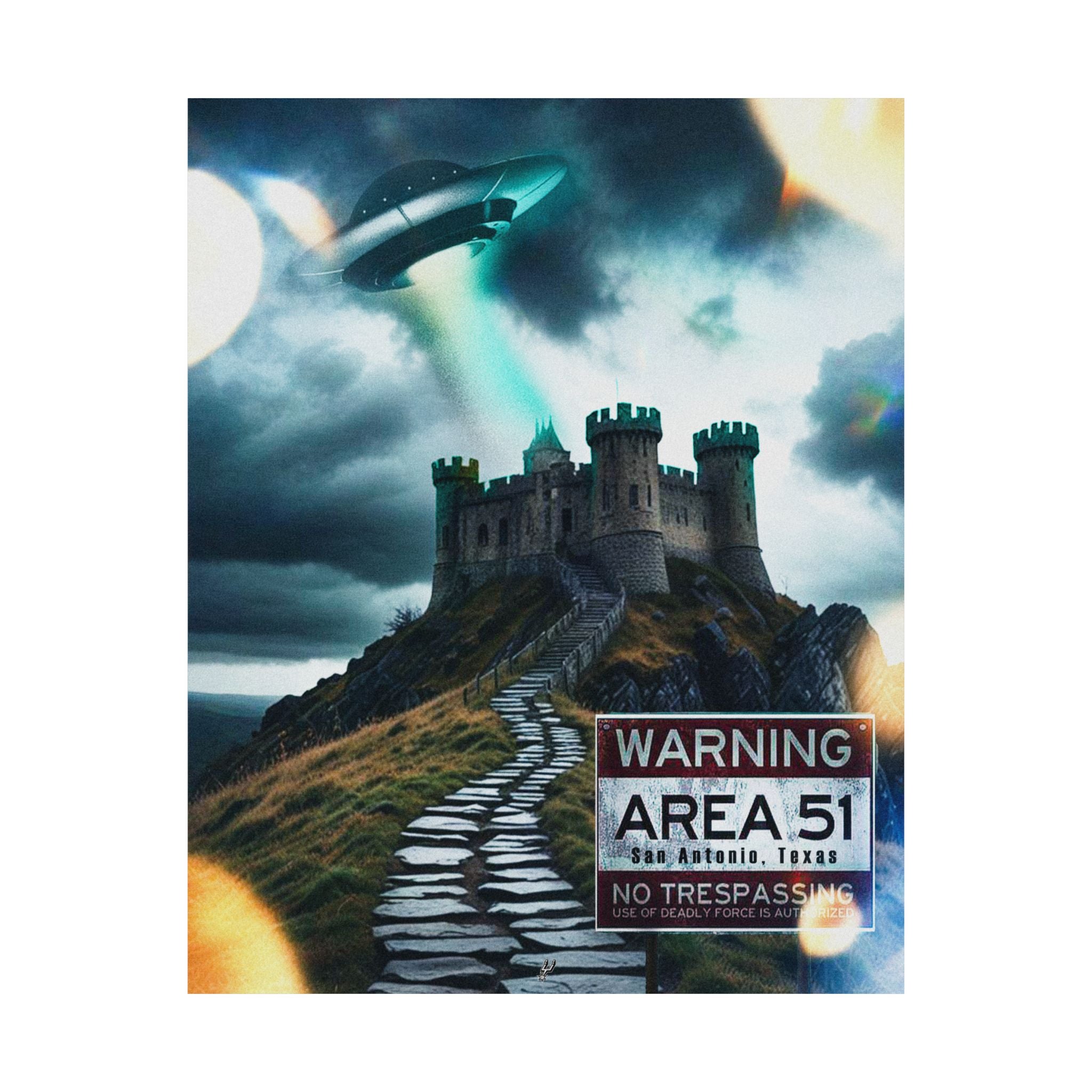 Victor Wembanyama x Stephon Castle "Area 51" San Antonio | 16x20 Satin Art Print