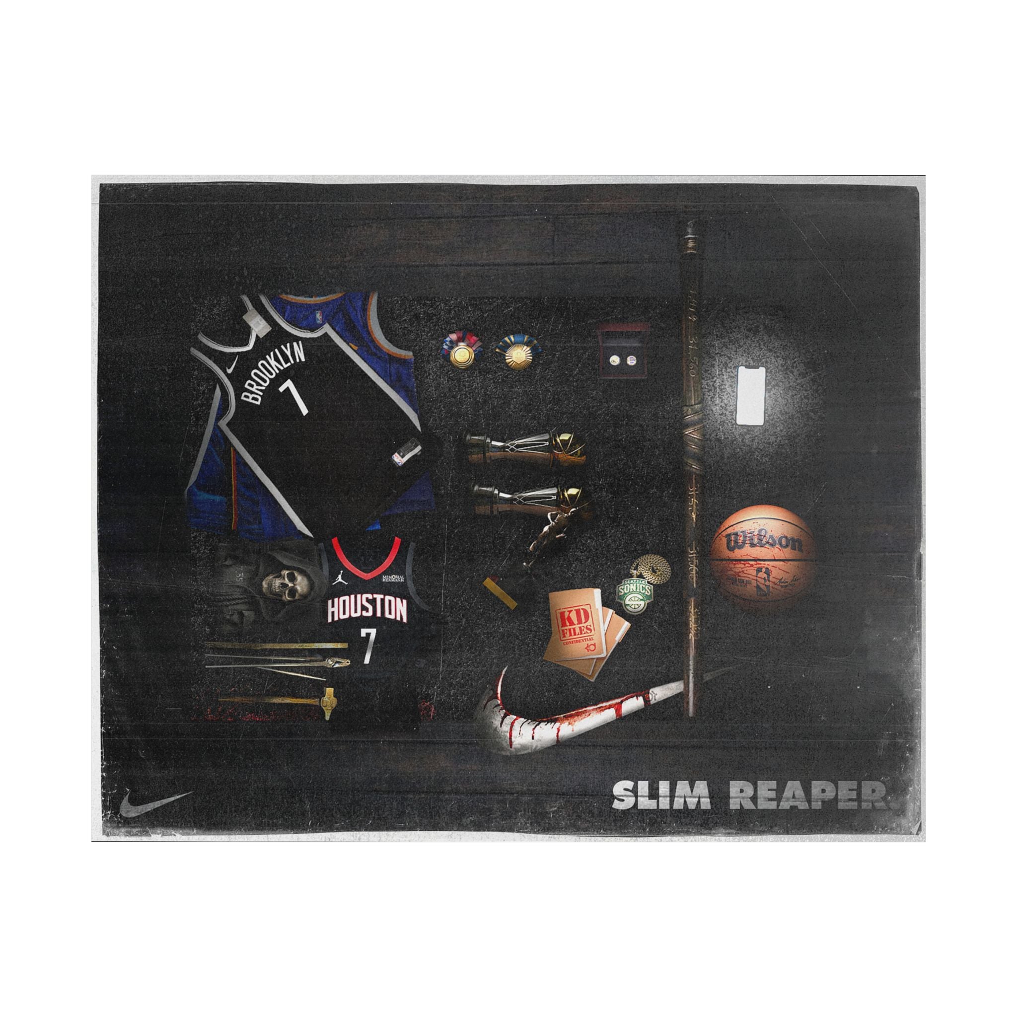 KD Files: Kevin Durant "Slim Reaper" | 16x20 Satin Art Print
