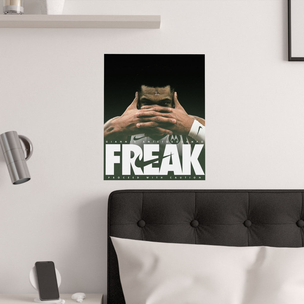 'FREAK' Giannis Antetokounmpo Basketball Art Print