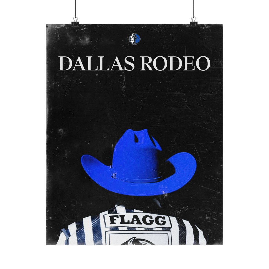 Cooper Flagg "Dallas Rodeo" Concept Poster | 16x20 Satin Art Print