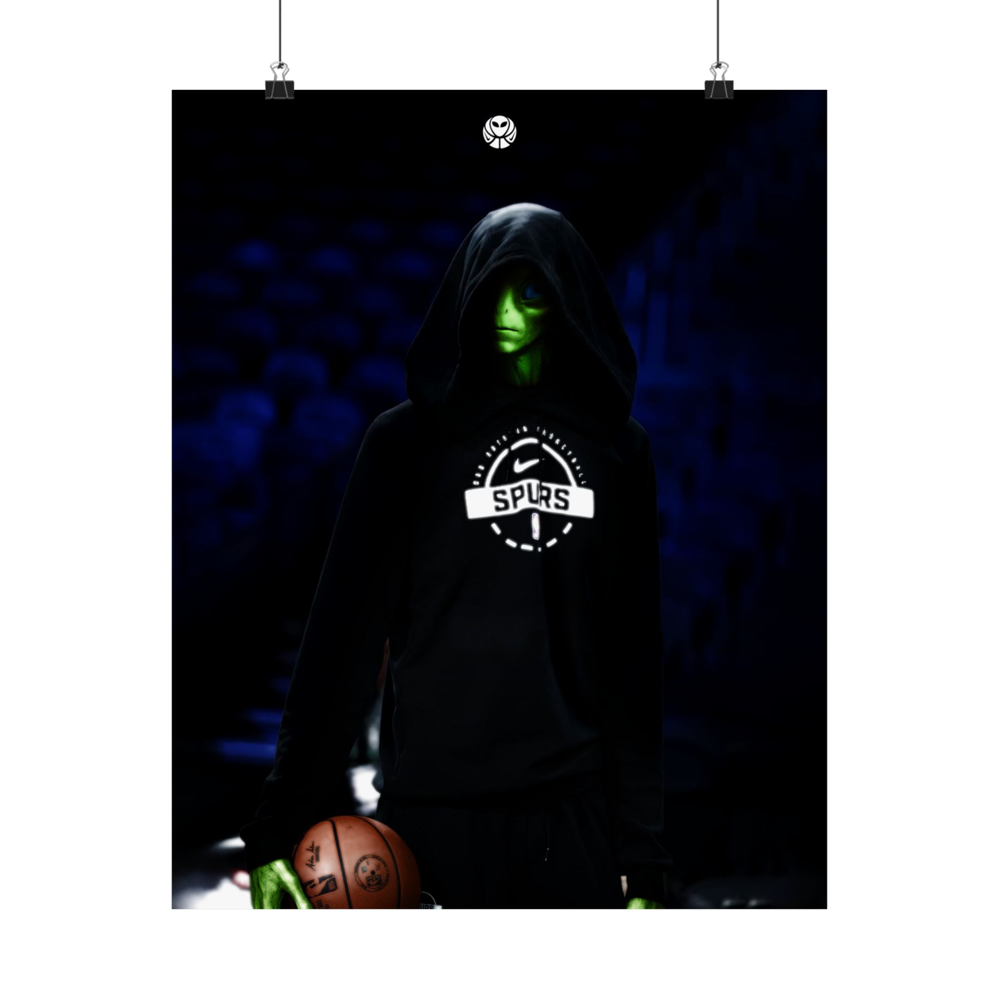 "The Alien" Victor Wembanyama: San Antonio Spurs Satin Poster