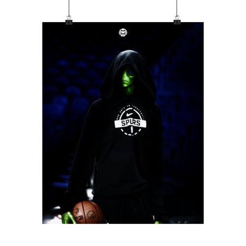 "The Alien" Victor Wembanyama: San Antonio Spurs Satin Poster