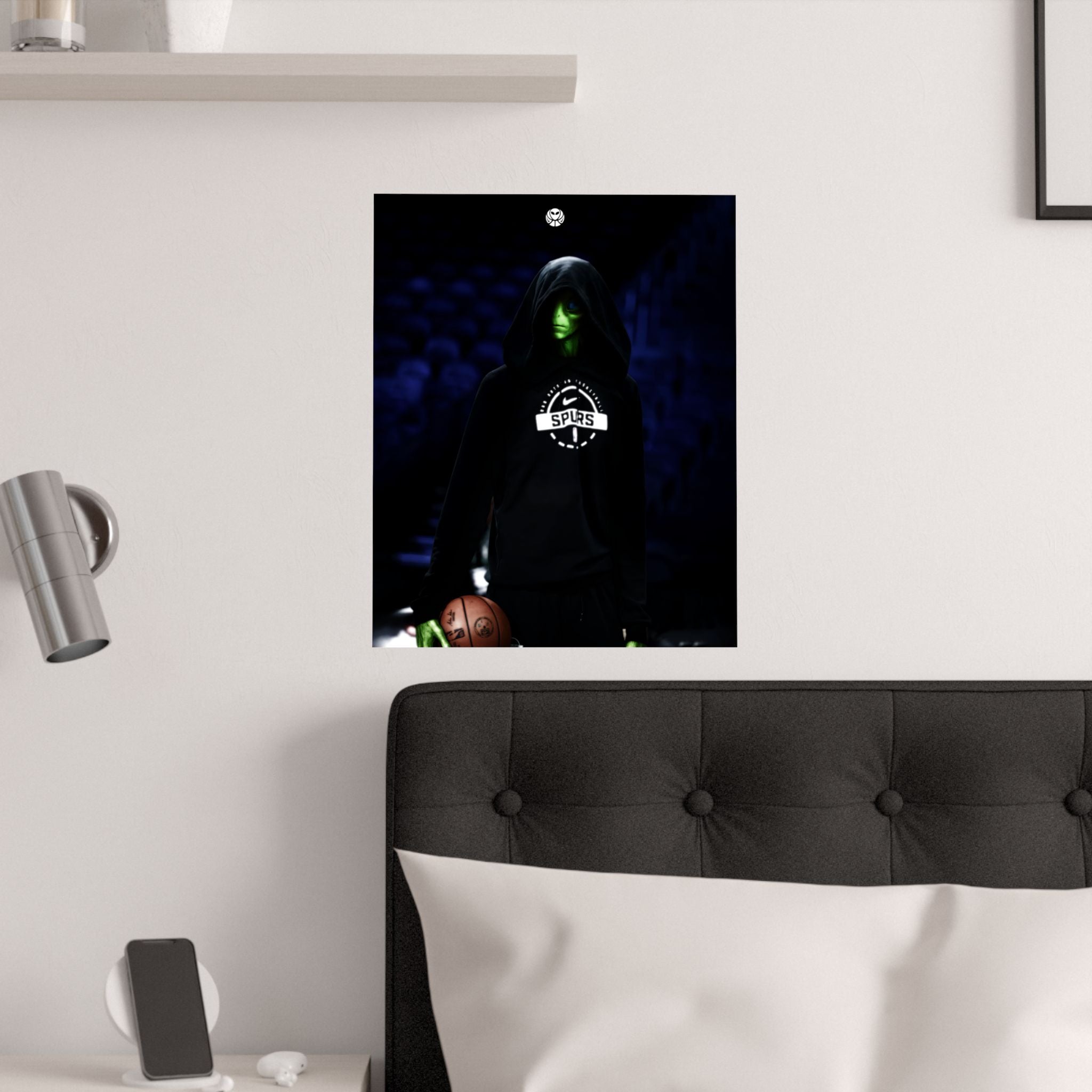 "The Alien" Victor Wembanyama: San Antonio Spurs Satin Poster