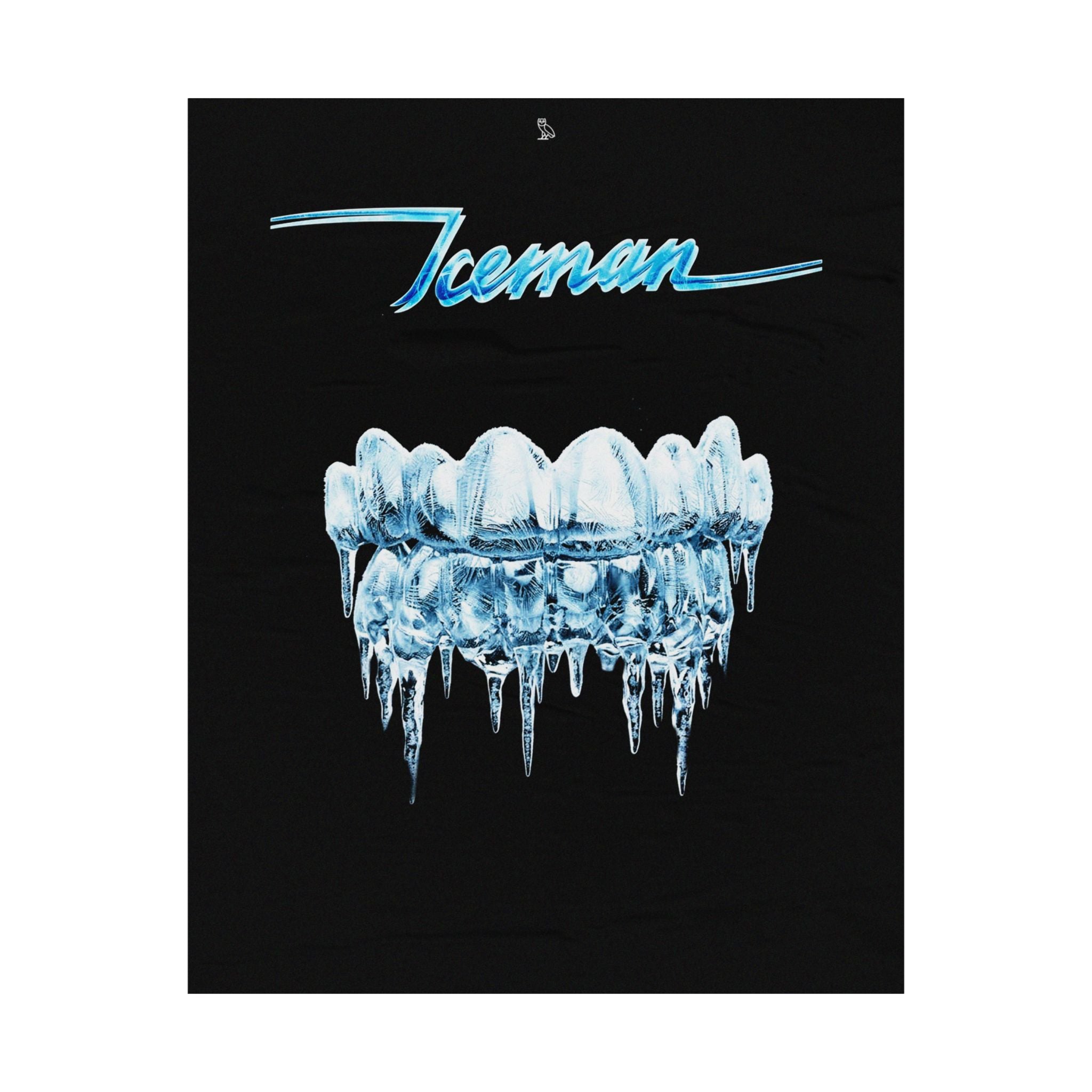 "ICEMAN" Frozen Grillz Poster - Drake & OVO Inspired Tribute Art